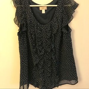 Loft polka dot blouse
